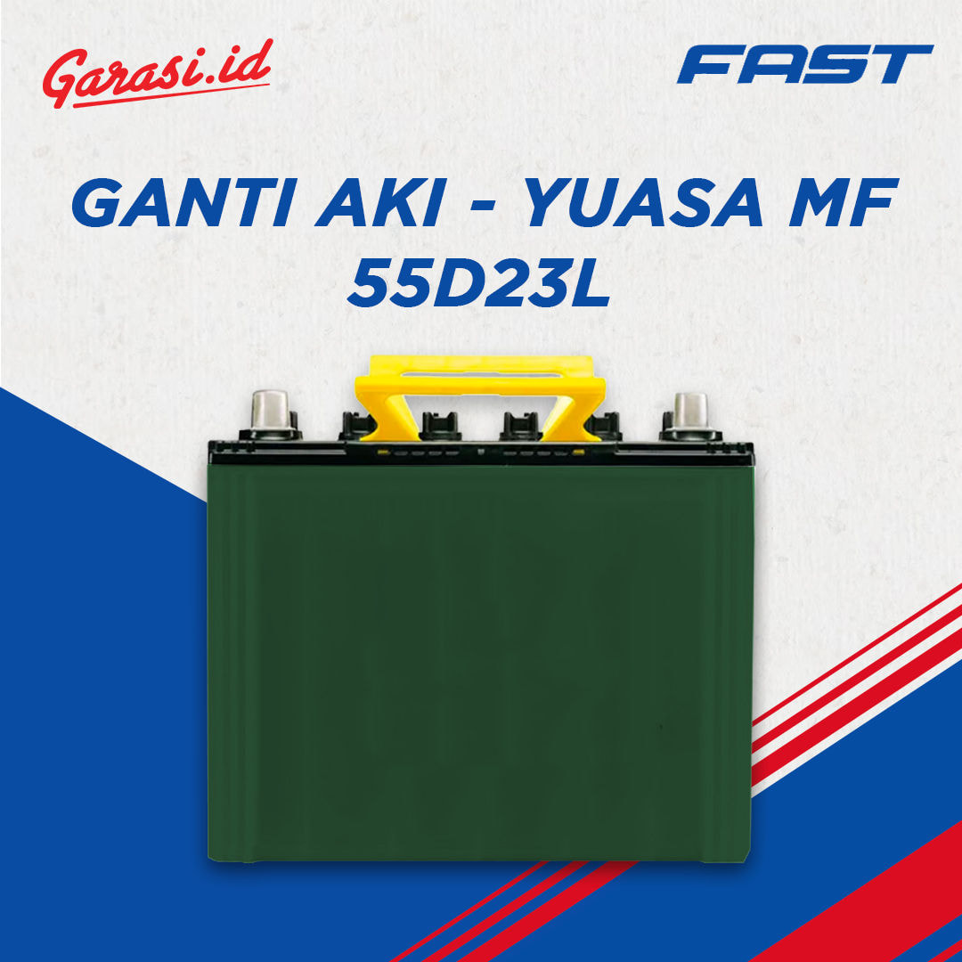 Ganti Aki - Yuasa MF 55D23L