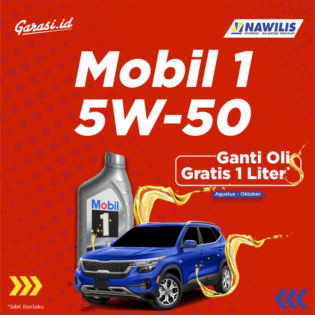 Ganti Oli - Mobil 1 5W-50