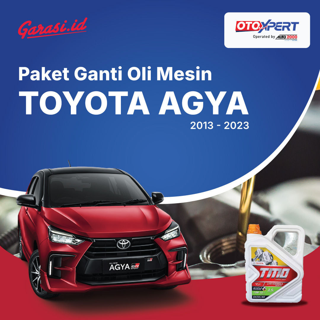 Paket Ganti Oli Mesin Toyota Agya