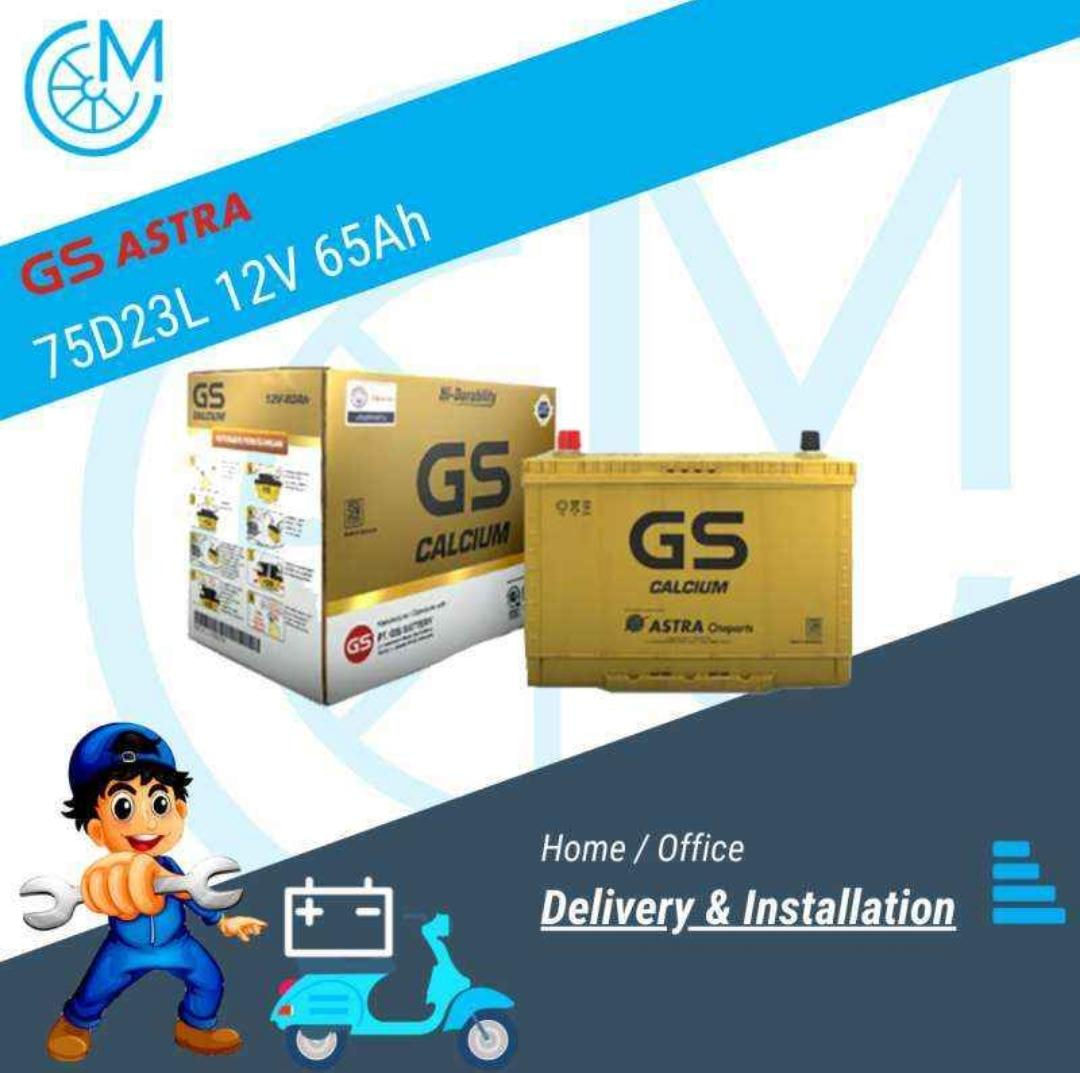 Aki GS ASTRA 75D23L Calcium Series
