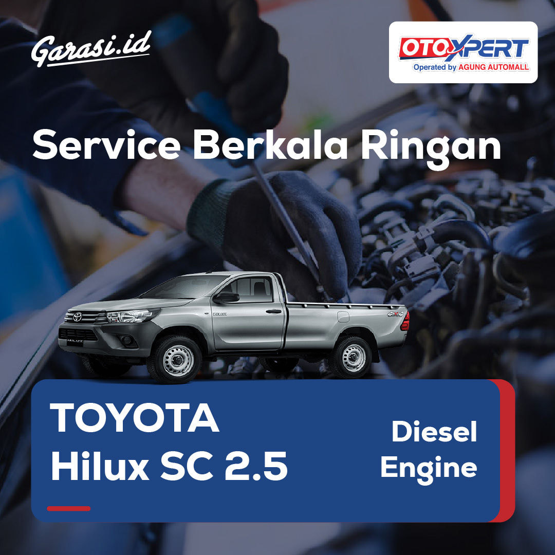 Service berkala Ringan (Toyota Hilux Single Cabin 2.5)