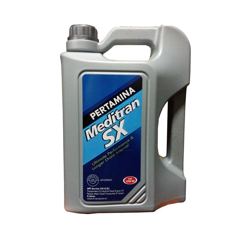 Pertamina Meditran SX 15W-40 API CH-4 Oli Mobil Mesin Diesel [10 Liter] free pasang