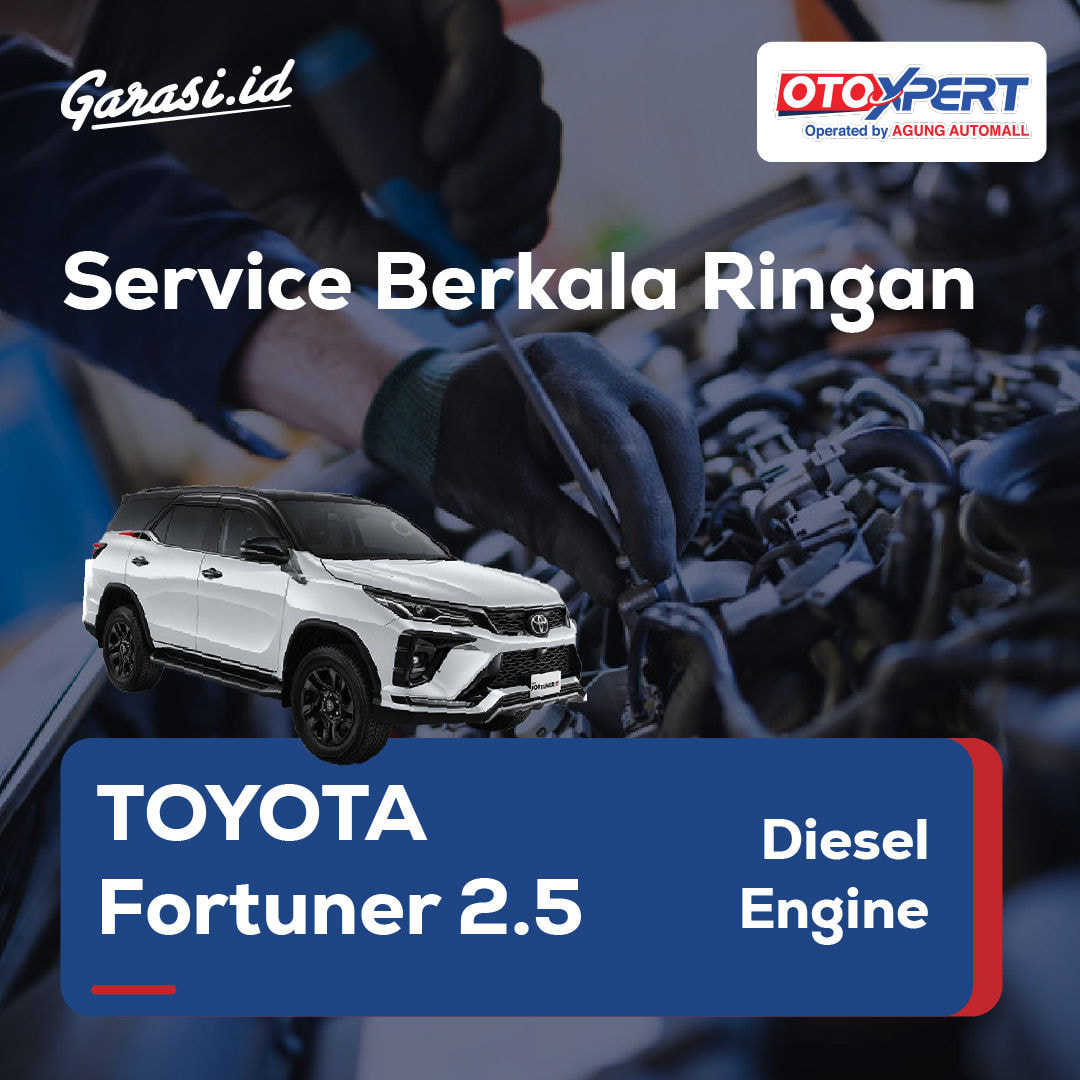 Service Berkala Ringan (Toyota Fortuner 2.5)