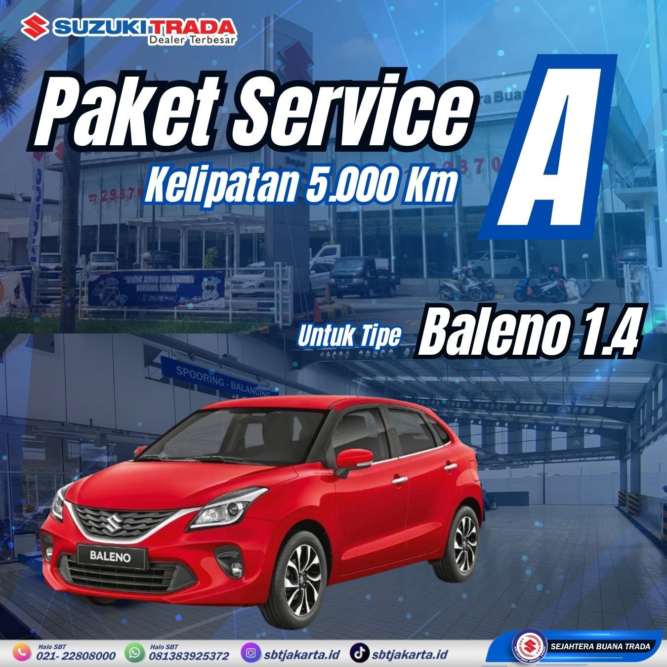 Servis Berkala Baleno RS 1.4