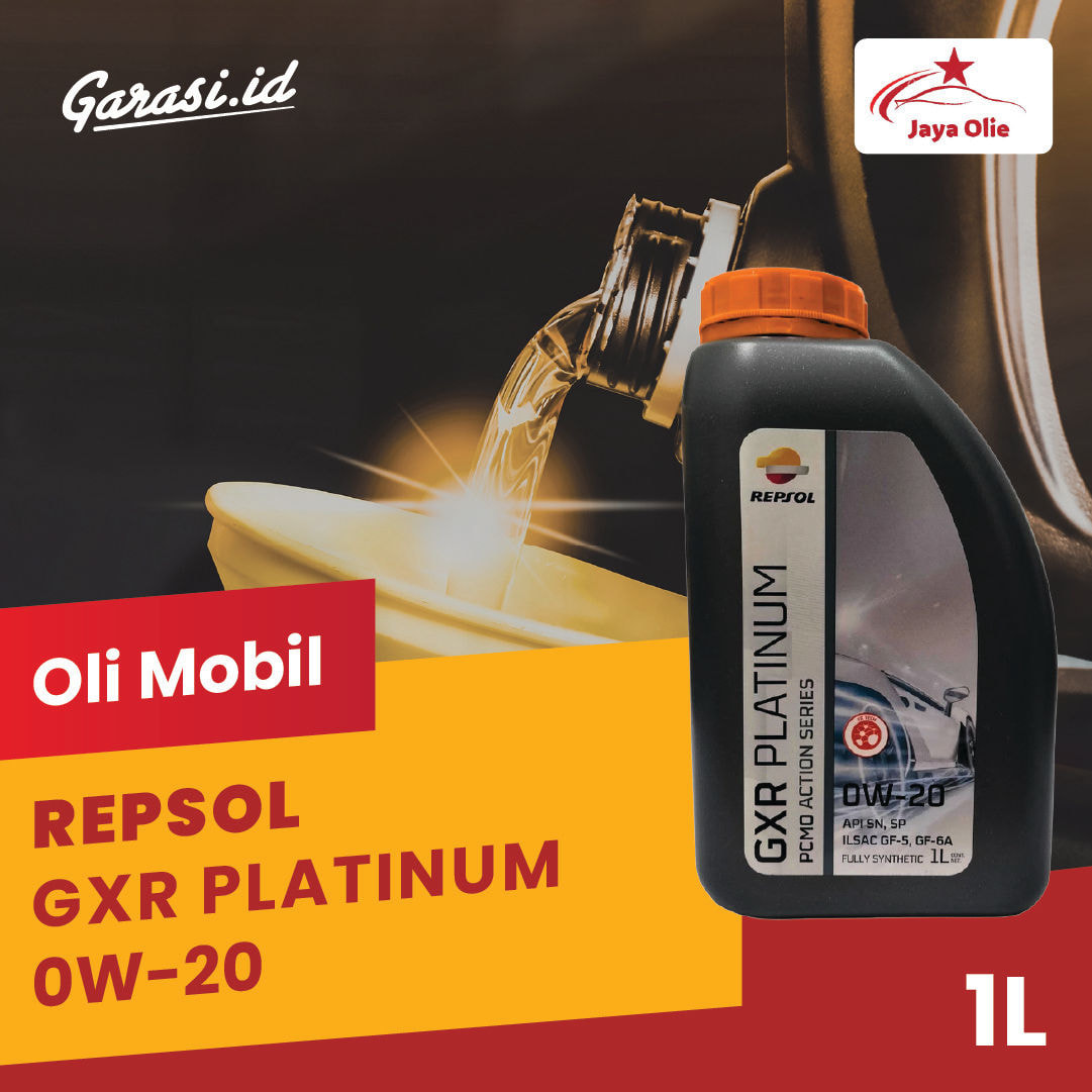 Paket Ganti Oli Repsol GXR Platinum 0W/20 1 Liter Paket Ganti Oli Repsol GXR Platinum 0W/20 1 Liter