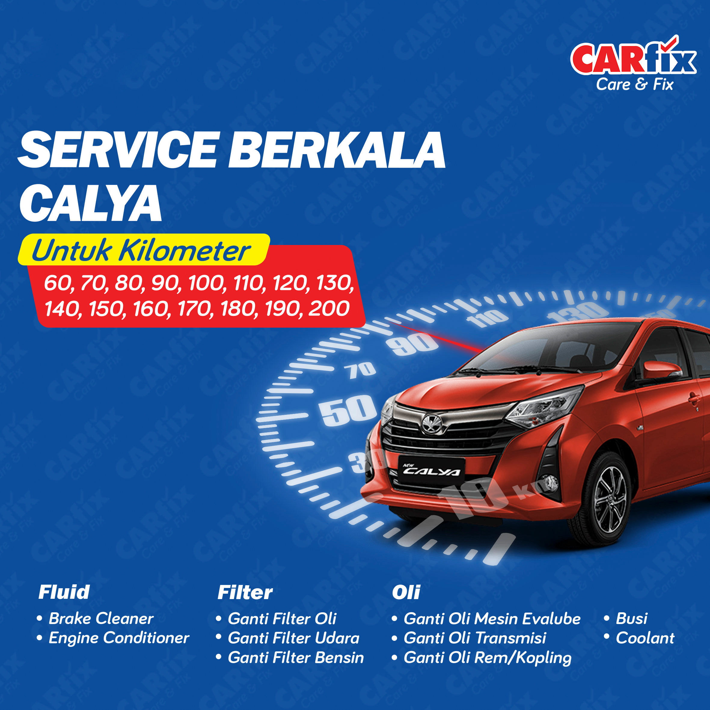Paket Service Berkala Calya Manual  - Jabodetabek