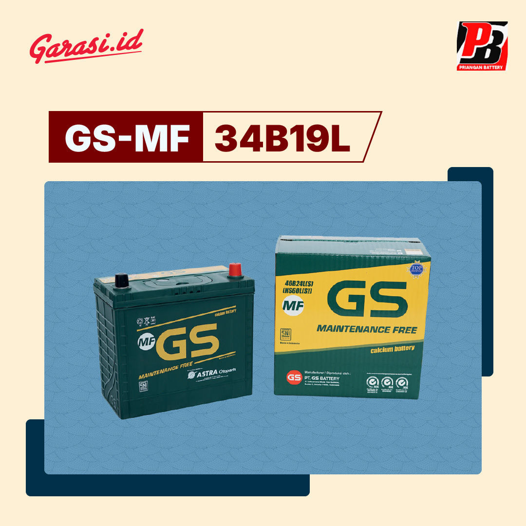 GANTI AKI MOBIL GS-MF 34B19L