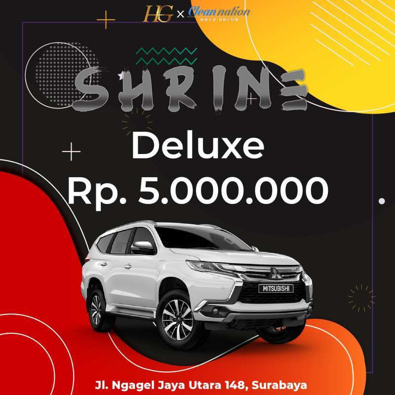 HG AUTO Paket Coating + Detailing Mobil Shrine - Deluxe