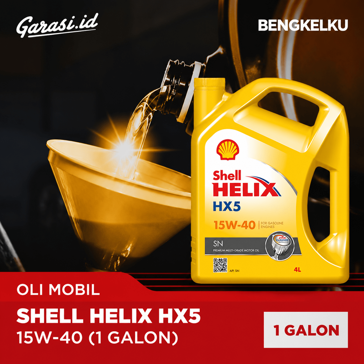 Shell Helix HX5 15W-40 (1 Galon)