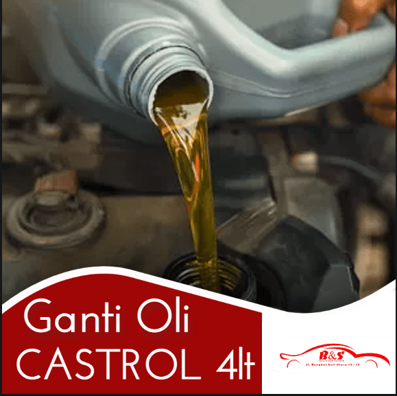 Ganti Oli Castrol 4 liter (Surabaya)