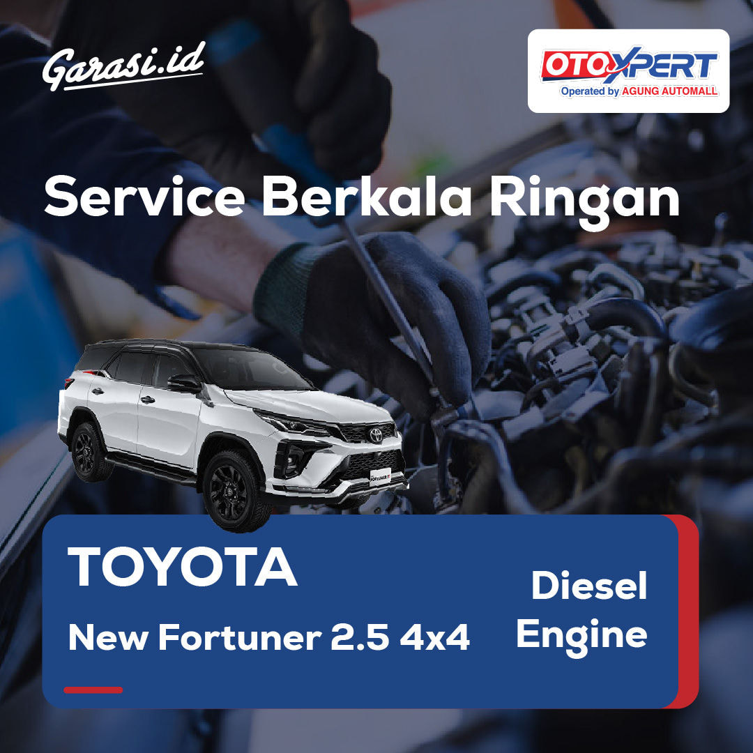 Service Berkala Ringan (Toyota New Fortuner 2.5 4x4)