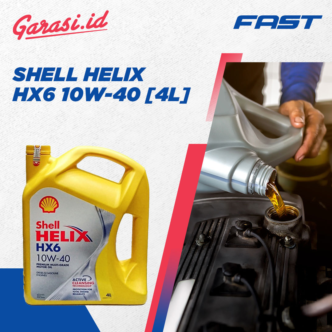 Ganti Oli Shell Helix HX6 10W-40