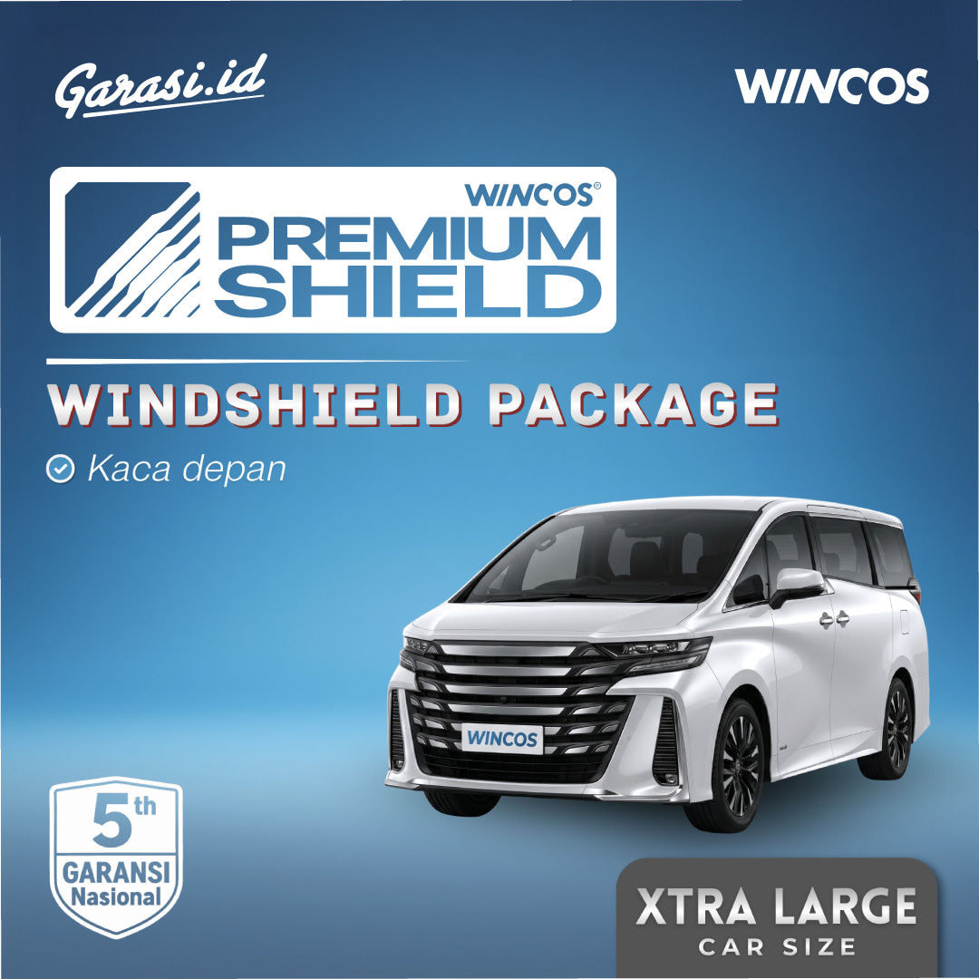 Kaca Film Wincos Windshield  (Kaca Depan)  - Xtra Large Car BMW X7, BYD Denza D9, Toyota Alphard, Hiace, Velfire, Voxy