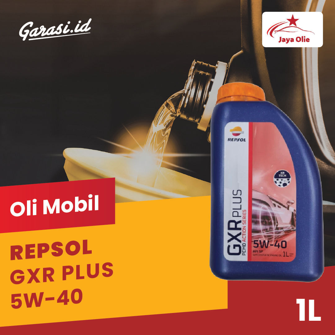 Paket Ganti Oli Repsol GXR Plus 5W/40 1 Liter