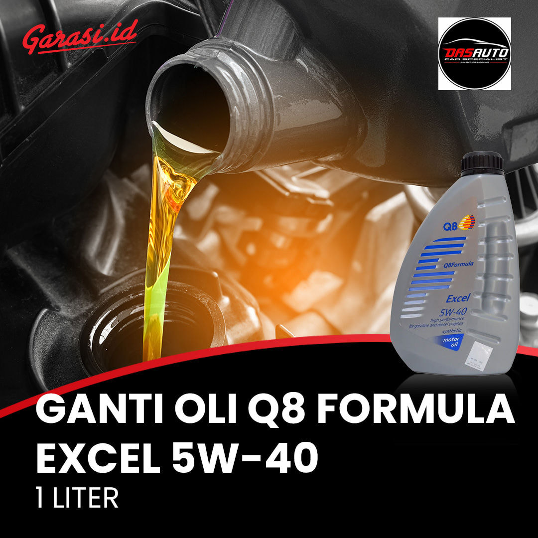 Ganti Oli Q8 Formula Excel 5W-40 1 Liter