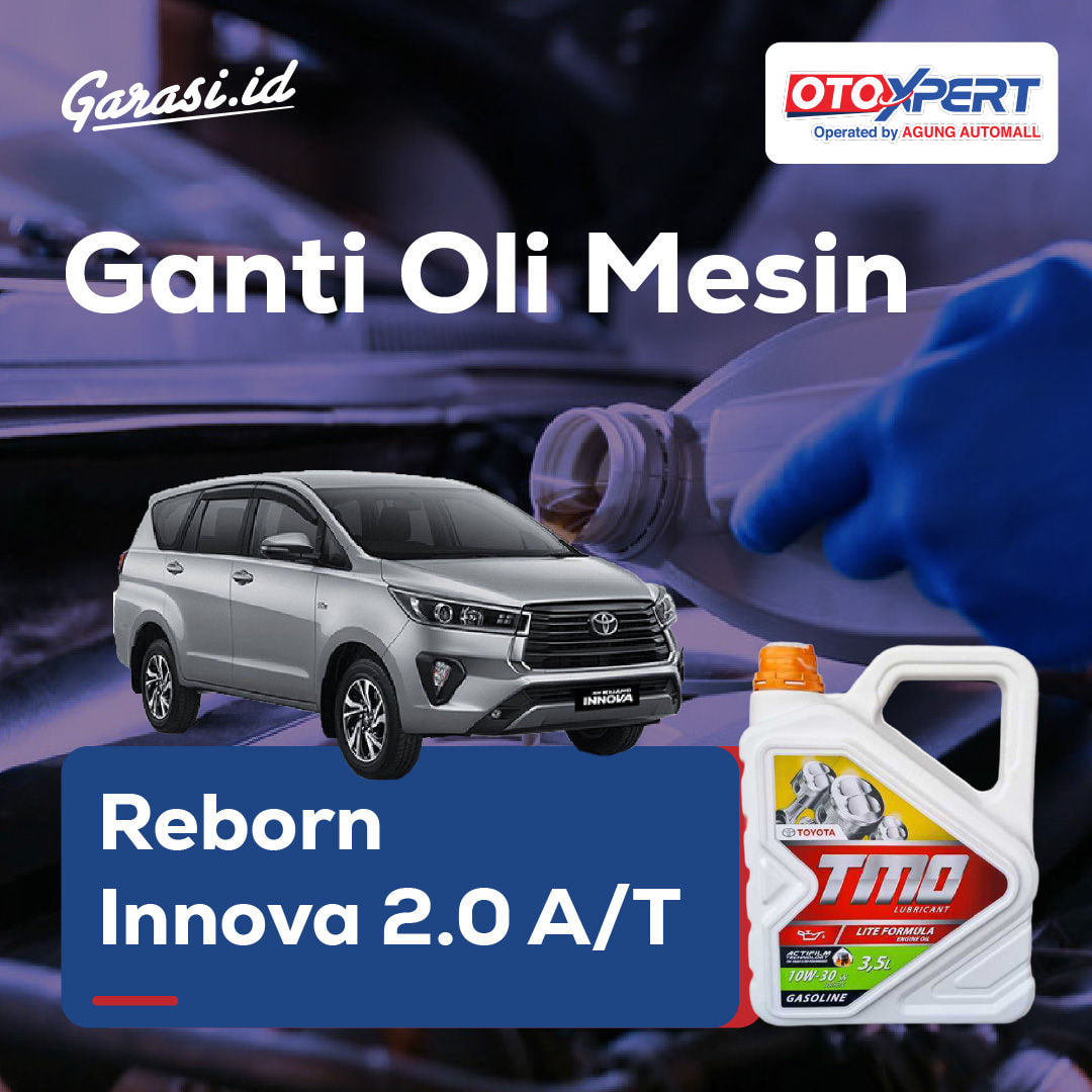 Ganti Oli Mesin (Toyota Reborn Innova 2.0 A/T)