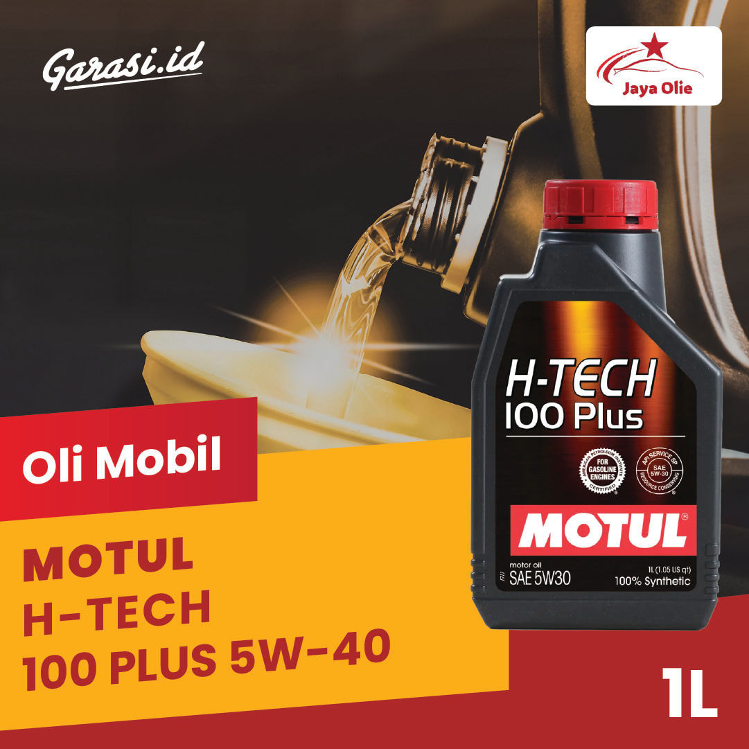 Paket Ganti Oli Motul H-Tech 100 Plus 5W/30 1 Liter