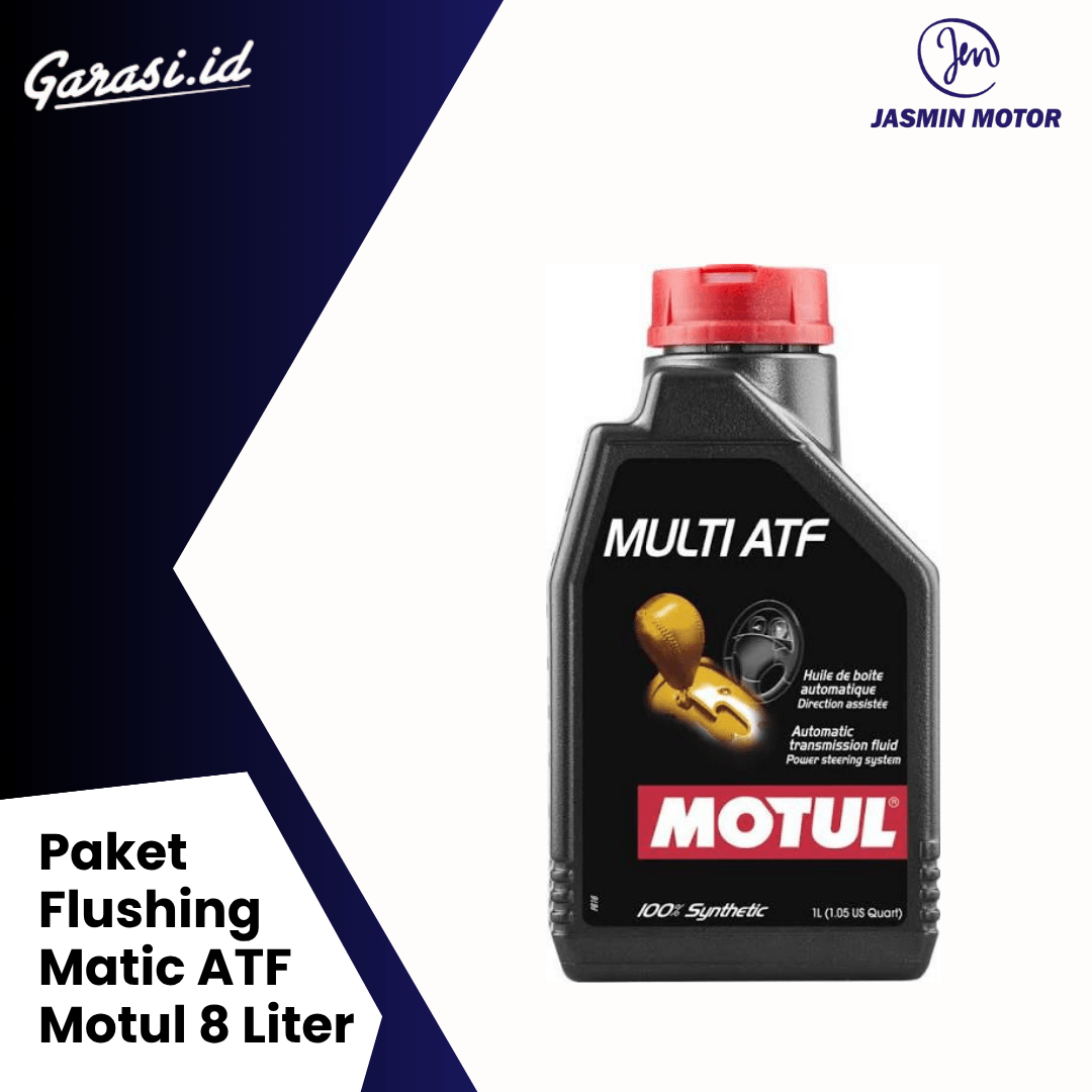 Paket Flushing Matic ATF Motul 8 Liter