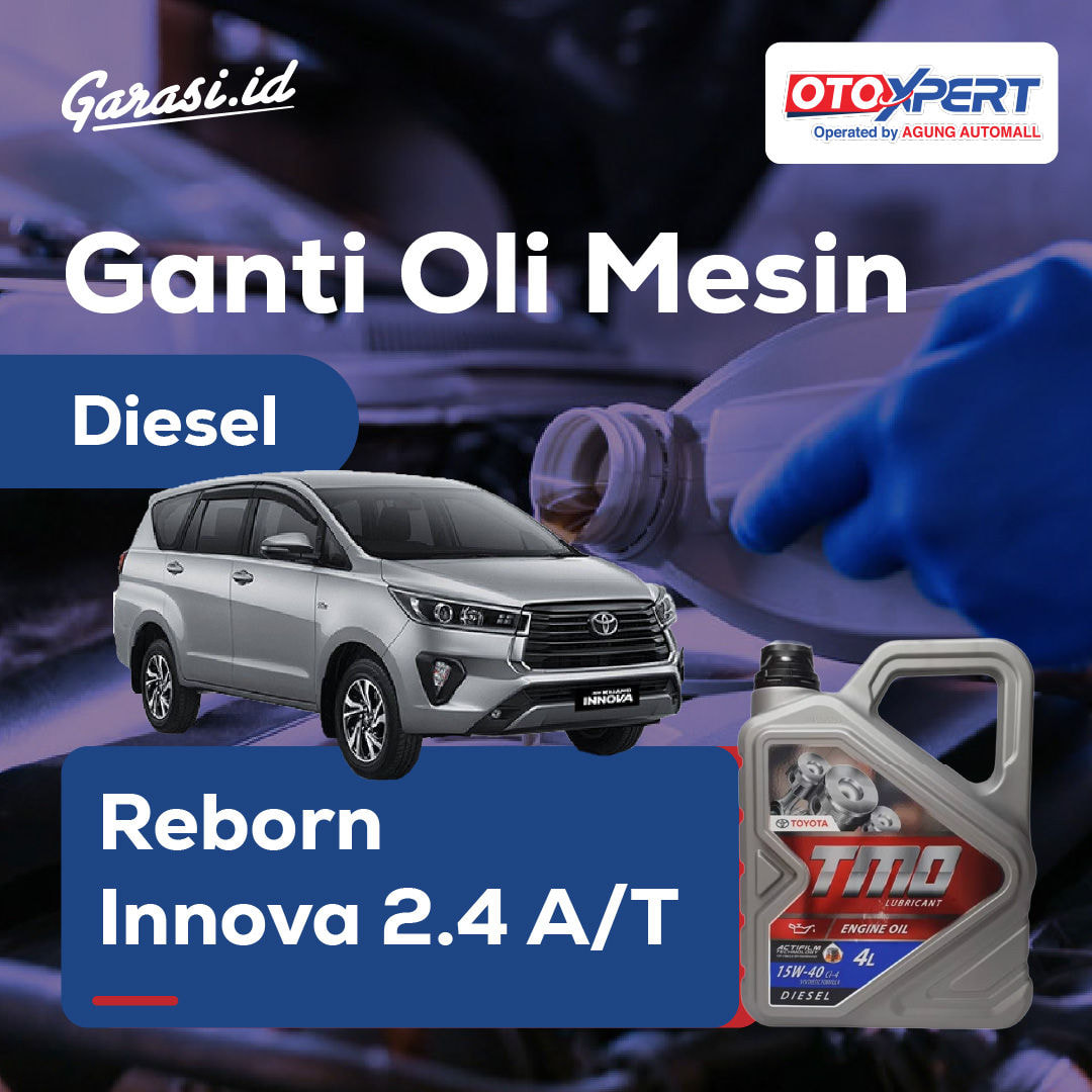Ganti Oli Mesin (Toyota Reborn Innova 2.4 A/T)