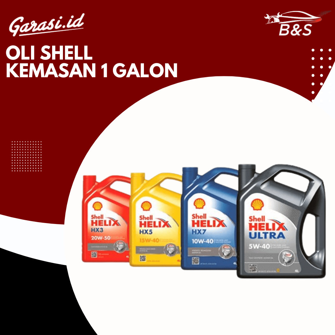 Ganti Oli Shell 4 liter [Produk}