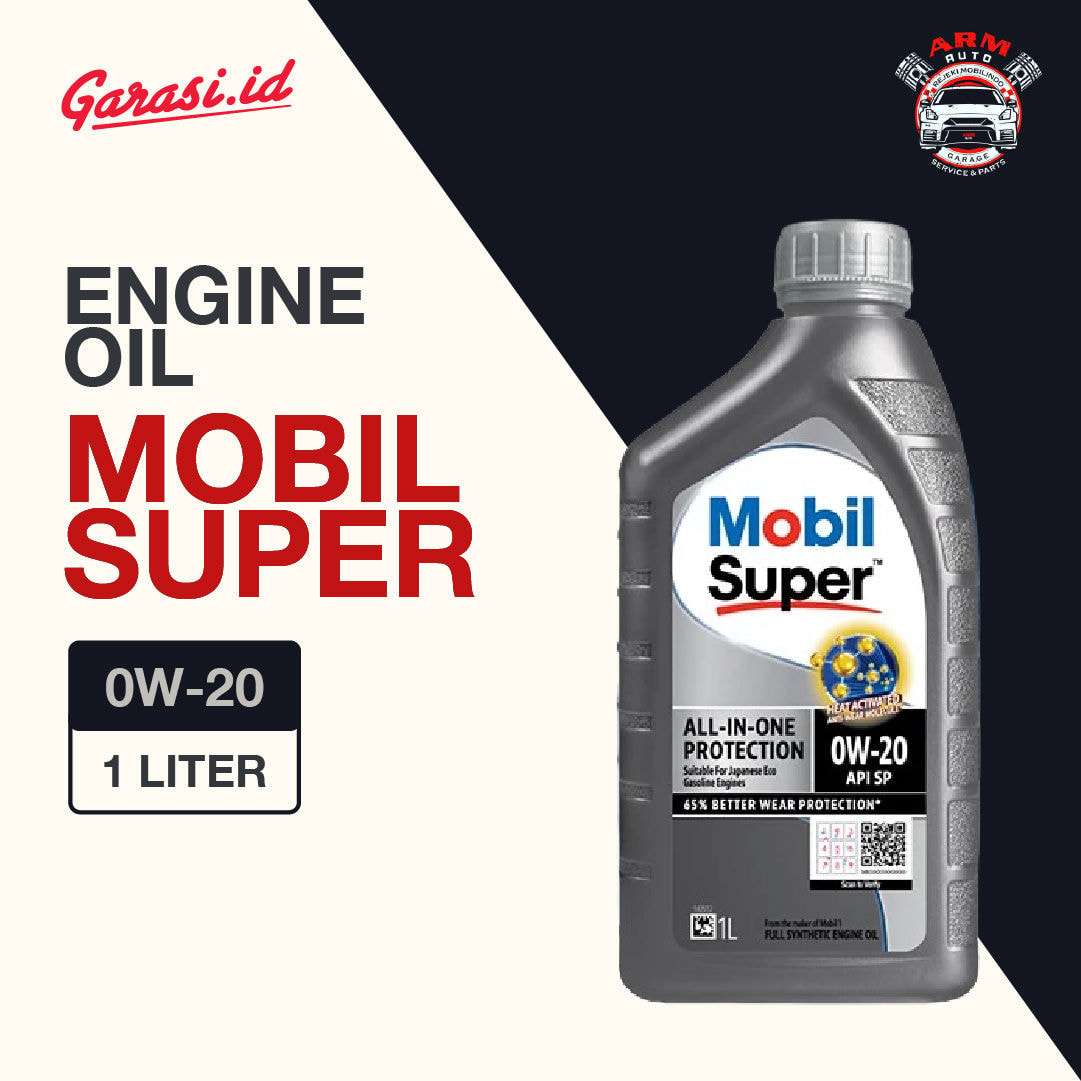 Paket Ganti Oli Mobil Super 0W/20 1 Liter
