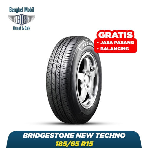 Ban Mobil Bridgestone New Techno - 185/65 R15 - Gratis Pasang dan Balancing