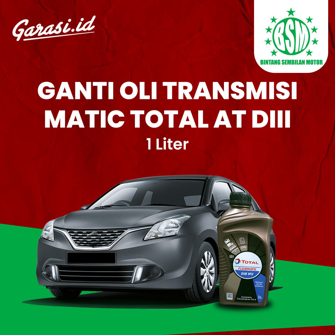 Ganti Oli Transmisi Matic Total AT DIII 1 Liter