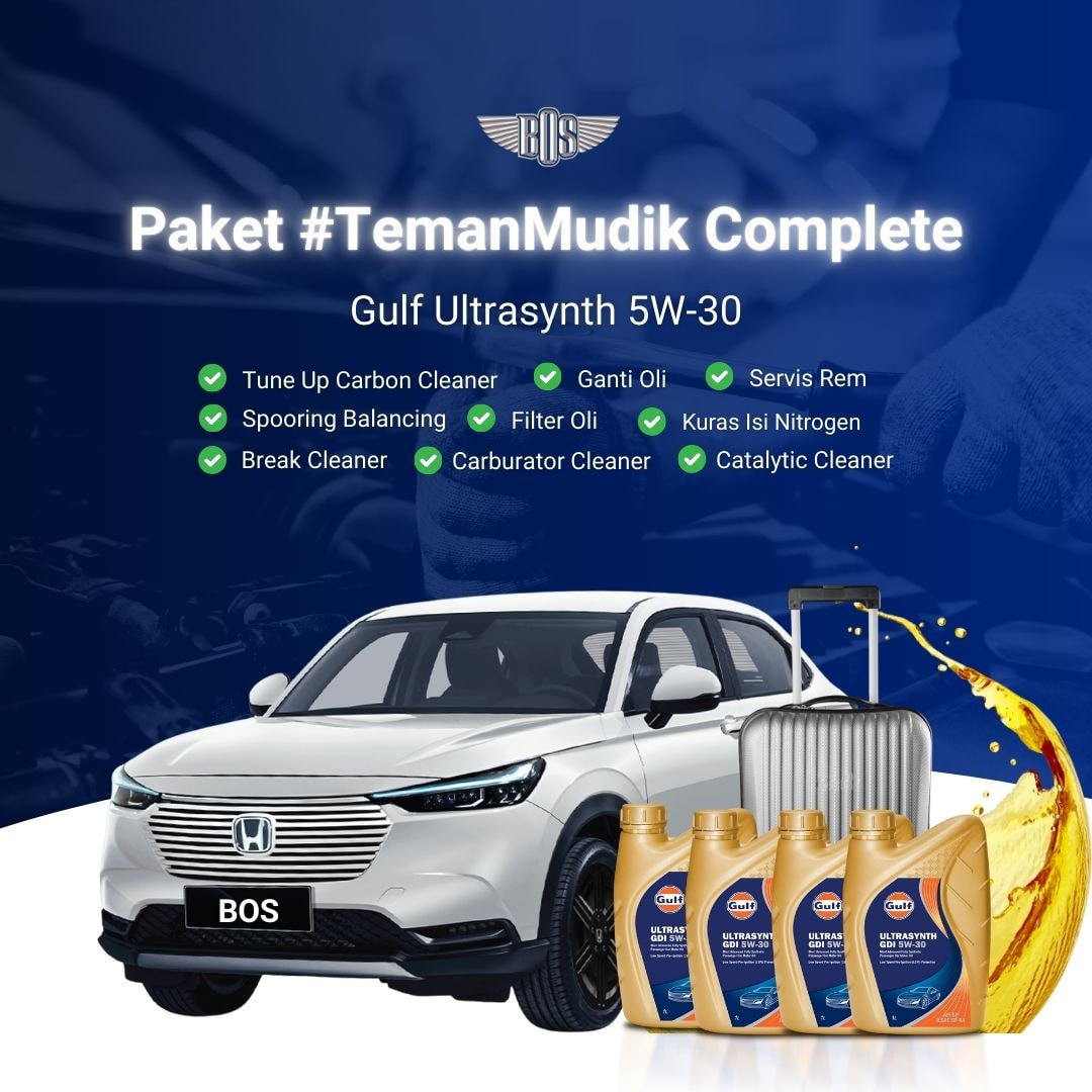 Paket #TemanMudik Complete Gulf 5W-30