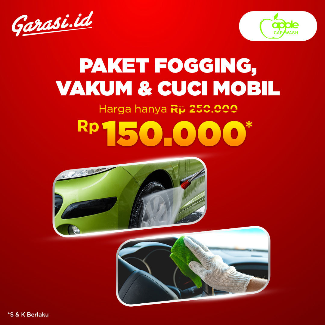 Paket Fogging, Vakum & Cuci Mobil/ Car Wash(Area Tangerang, Tangsel, Jakarta Barat)