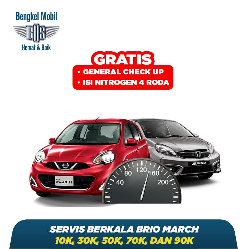 Paket Servis Mobil Berkala Brio/March