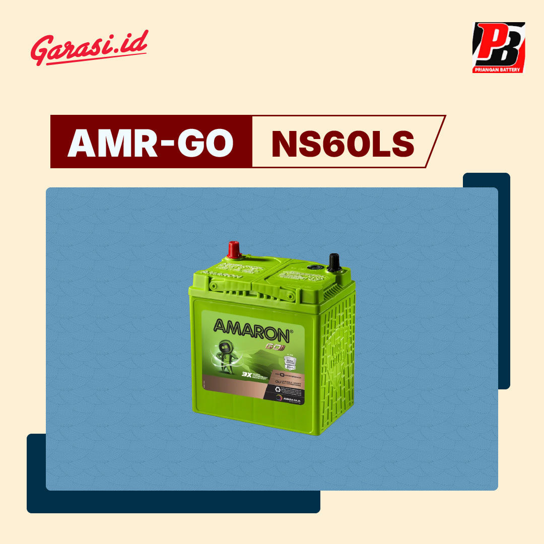 GANTI AKI MOBIL AMARON-GO NS60LS