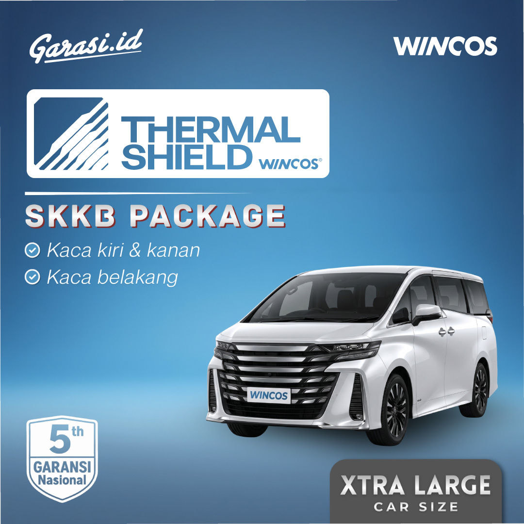 Kaca Film Wincos SKKB  - Xtra Large Car BMW X7, BYD Denza D9, Toyota Alphard, Hiace, Velfire, Voxy