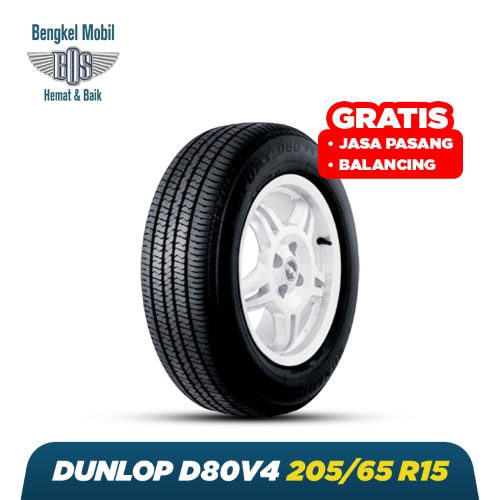Ban Mobil Dunlop D80V4 - 205/65 R15 - Gratis Pasang dan Balancing