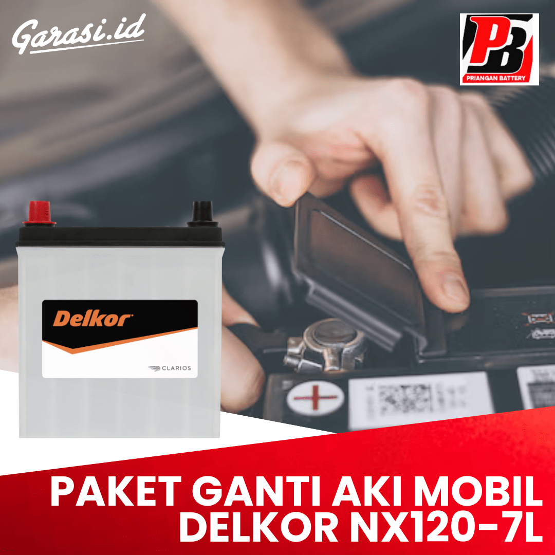 GANTI AKI MOBIL DELKOR NX120-7L