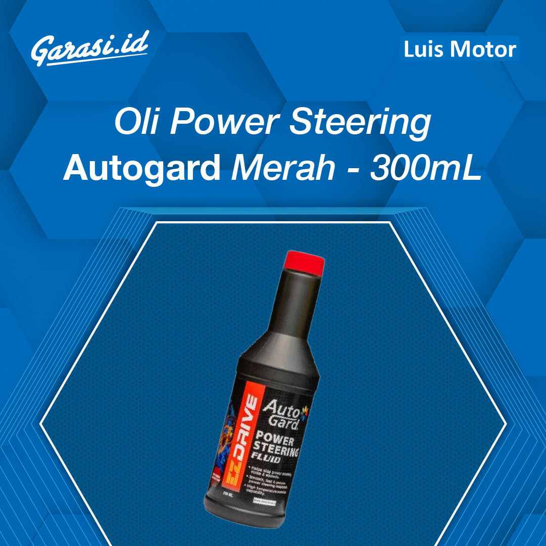Oli Power Steering Autogard Merah & Bening 300ml