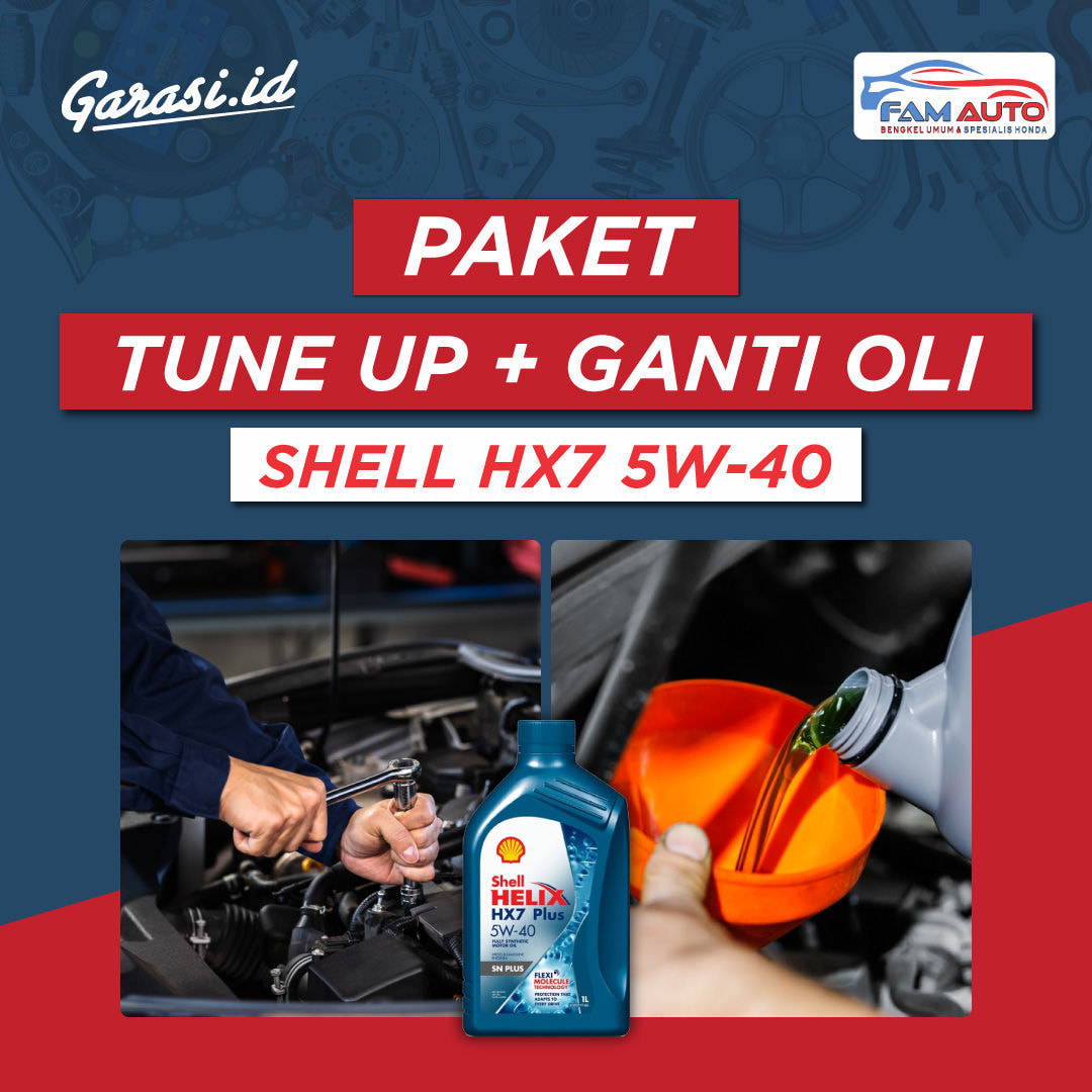 Paket Tune Up & Ganti Oli SAE 5-40