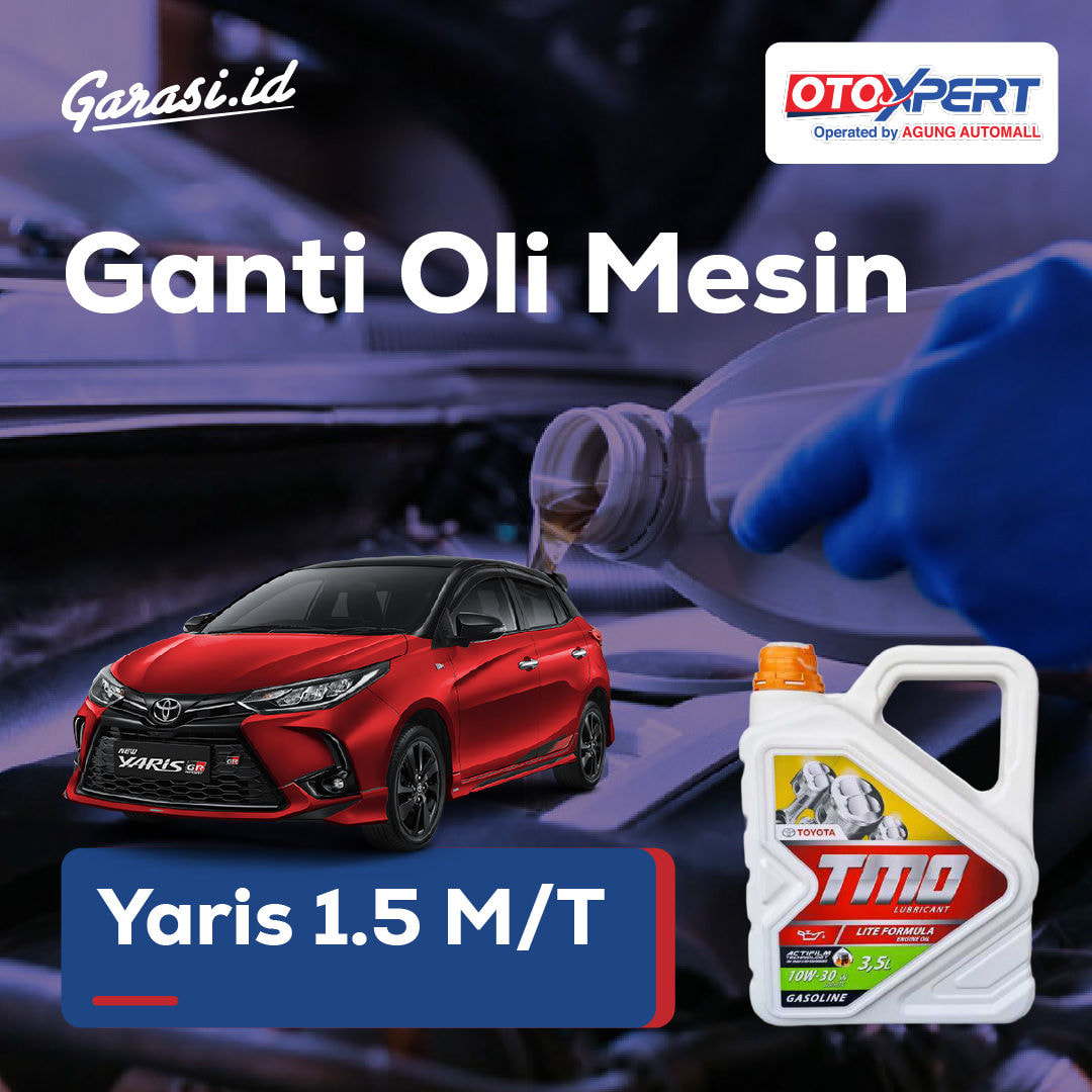 Ganti Oli Mesin (Toyota Yaris 1.5 M/T)