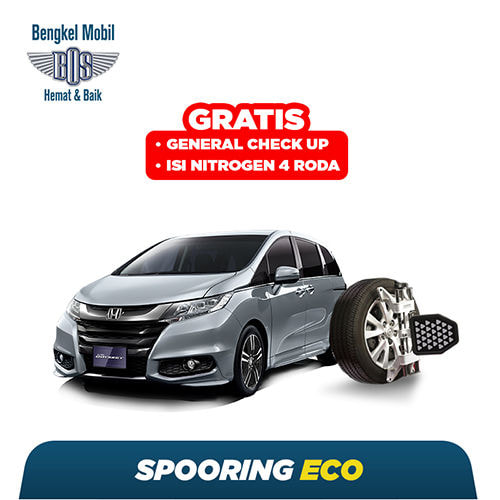 Spooring Eco+Free Check-Up 58 Komponen Kendaraan