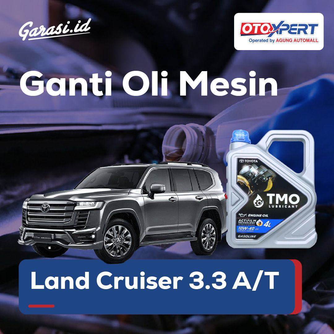 Ganti Oli Mesin (Toyota Land Cruiser 3.3 A/T)