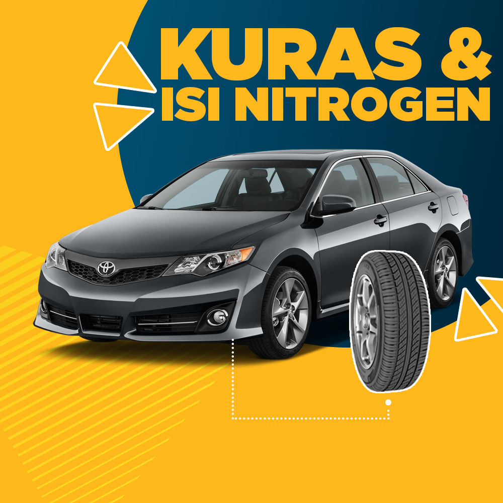 Kuras dan Isi Nitrogen + Free Check-Up 58 Komponen Kendaraan Kuras dan Isi Nitrogen + Free Check-Up 58 Komponen Kendaraan