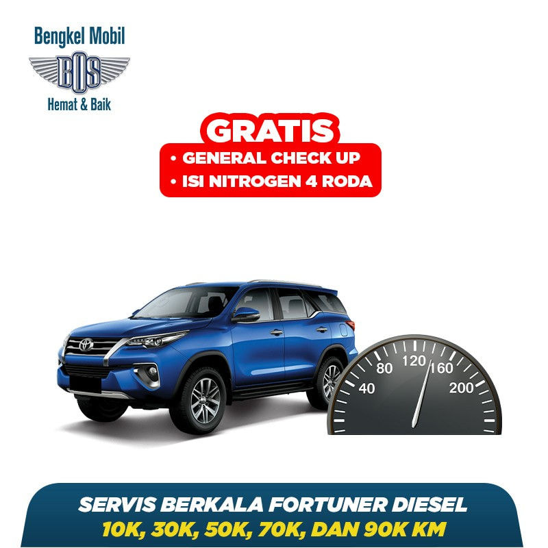 Paket Servis Mobil Berkala Fortuner Diesel