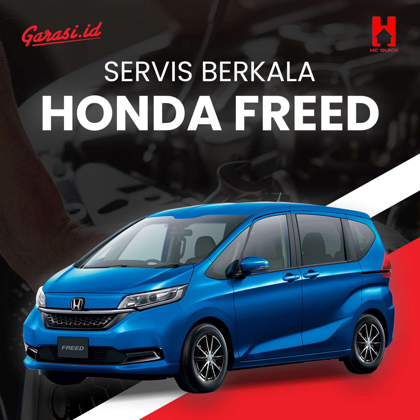 Paket perawatan service berkala Honda Freed
