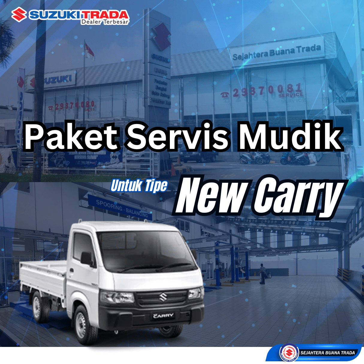 Paket Servis Mudik New Carry