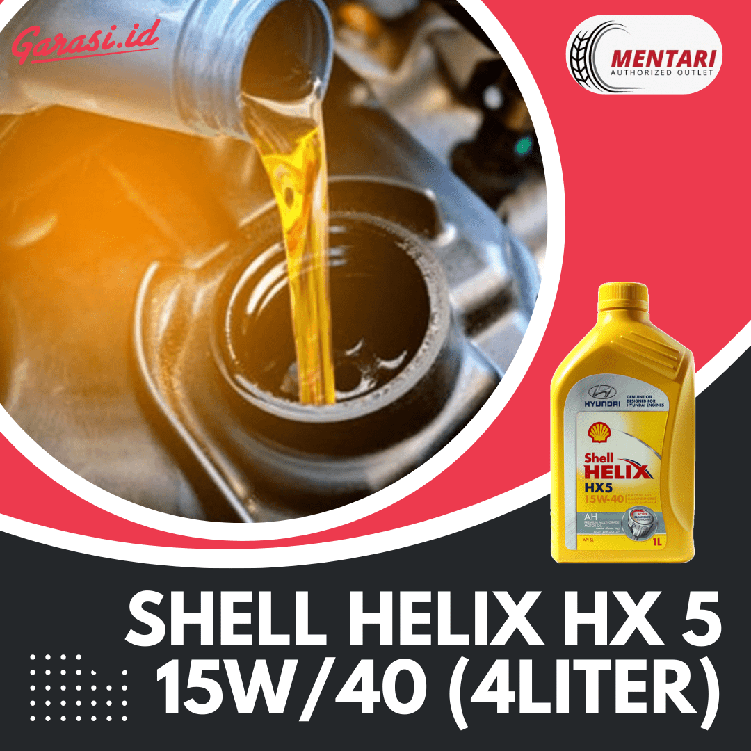 Paket Shell Helix HX 5 15W/40 4 Liter