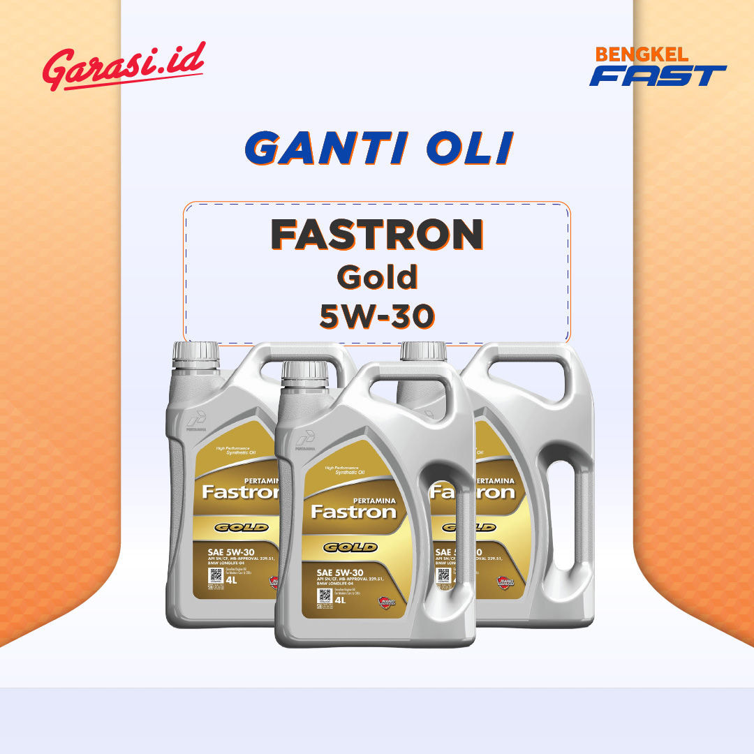 Ganti Oli Fastron Gold 5W-30