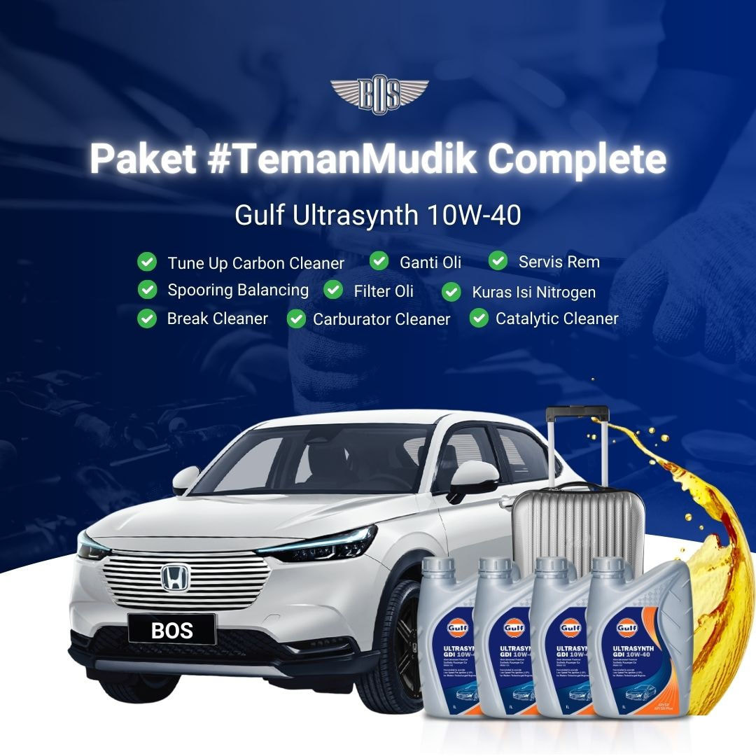 Paket #TemanMudik Complete Gulf 10W-40