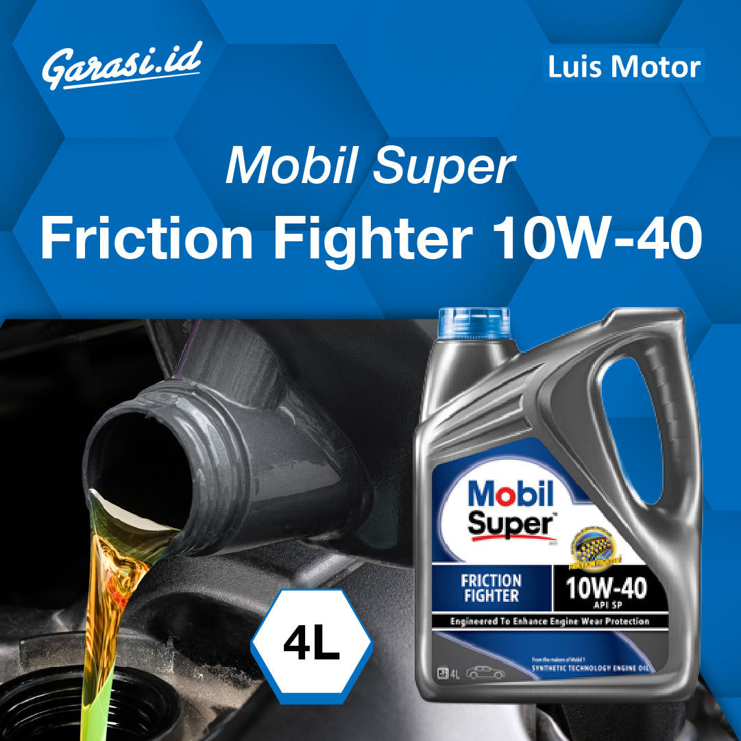 Ganti Oli Mobil Super Friction Fighter 10W/40 4L