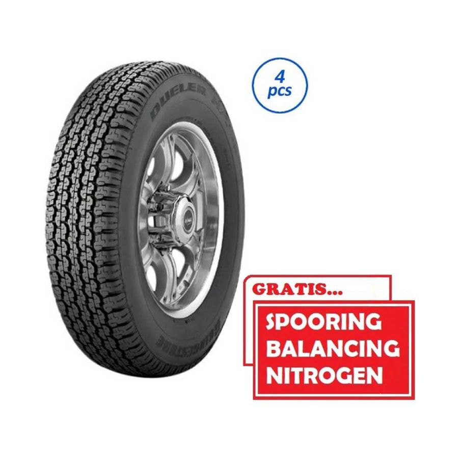 Bridgestone Dueler H-T D687 235/60-R16 100H SP Ban Mobil [Gratis Pasang/ Spooring Balance/ Nitrogen]