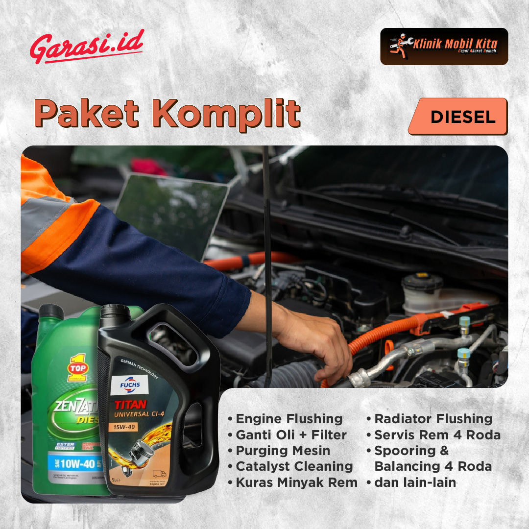Paket Servis Komplit Diesel Paket Servis Komplit Diesel