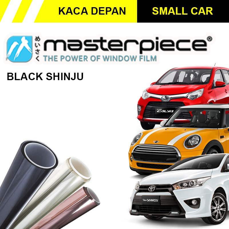 Masterpiece Black Shinju Kaca Film Mobil for Small Car [Original/ Kaca Depan]